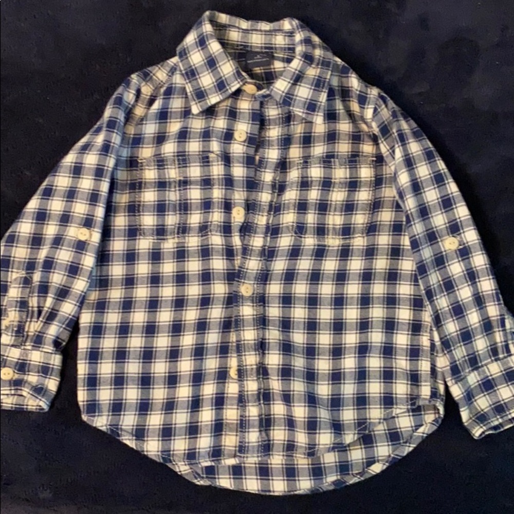 Boys plaid shirt